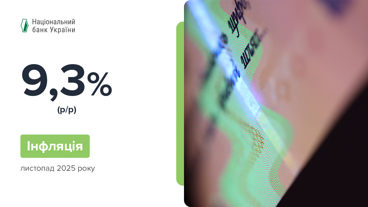 Коментар Національного банку щодо рівня інфляції в листопаді 2025 року